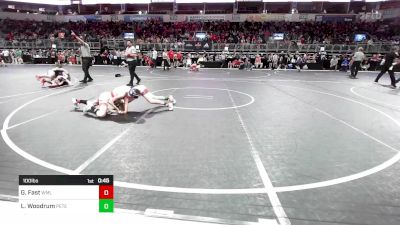 100 lbs Round Of 16 - Grayson Fast, WML Cobras vs Lane Woodrum, Petersburg