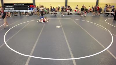 100 lbs Cons. Round 3 - Ethan Bell, IL vs Creed Cole, IL