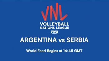 Full Replay - 2019 Argentina vs Serbia | Men's VNL - Argentina vs Serbia | (M) VNL - Jun 23, 2019 at 9:44 AM CDT