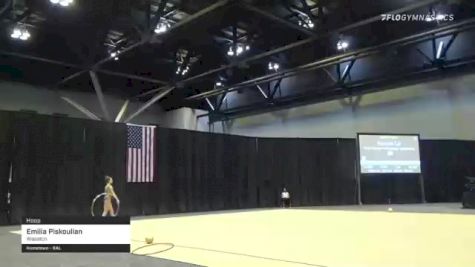 Emilia Piskoulian - Hoop, Wasatch - 2021 USA Gymnastics Championships