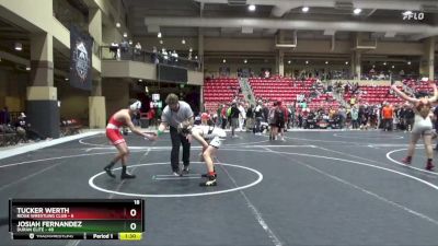 115 lbs Finals (2 Team) - Tucker Werth, Ridge Wrestling Club vs Josiah Fernandez, Duran Elite