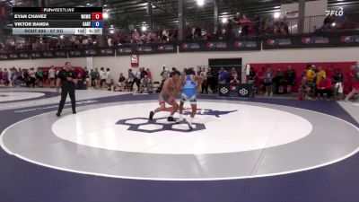 67 kg Cons. Round 2 - Eyan Chavez, Western Colorado Wrestling Club vs Viktor Banda, Castleton RTC