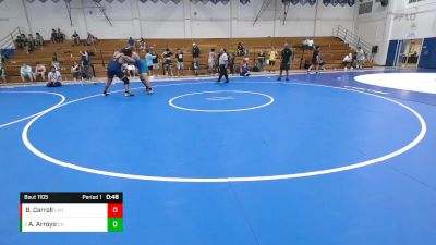 285 lbs Cons. Semi - Andrew Arroyo, Clovis High vs Braedon Carroll, WiN - Wrestling In Novato