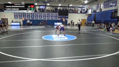 125 lbs 1st Place Match - Chris Karbash, Wisconsin-Platteville vs Aidan Gruenenfelder, Loras