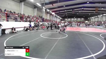 73 lbs Semifinal - Landon Gherardini, Team Grand Valley Elite vs Brycen Behil, Sargent Farmers