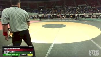 3A-165 lbs Semifinal - Derek Katon, Rainier vs Cache Montgomery, La Pine