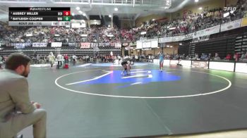 115 lbs 5th Place Match - Bayleigh Cooper, Wathena-Riverside Hs vs Aubrey Miller, Burden-Central Hs