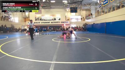 133 lbs Round 2 (6 Team) - Walid Hindi, Triton College vs Cade McCallister, Clackamas Community College