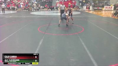 125 lbs Quarterfinal - Cilus Cabral, Central Methodist vs Guy Clevenger, Central Oklahoma