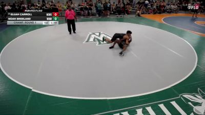 182-192 lbs Champ. Round 1 - Elijah Carroll, North County Wrestling Club vs Noah Breeland, Gulf Coast Wrestling Club