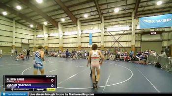 132 lbs Placement (16 Team) - Austin Paris, Utah Gold vs Decker Milender, Montana 1