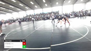 190 lbs Semifinal - Alexander Nunez, Nunez Wrestling vs Caleb Rivera, Cloud Wrestling