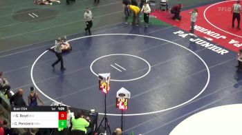 157 lbs Semifinal - Gavin Boyd, Biglerville vs Cj Pensiero, Bishop McCort
