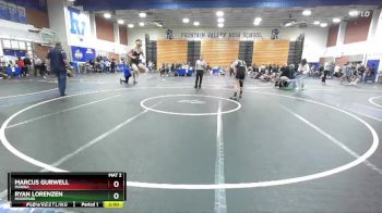 165 lbs Champ. Round 1 - Marcus Gurwell, Marina vs Ryan Lorenzen, Moorpark