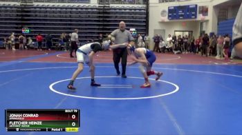 120 lbs Champ. Round 1 - Jonah Conrad, Springfield vs Fletcher Heinze, Anthony Wayne