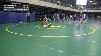 105 lbs Final - Rocco Caputo Jr, Cedar Grove vs Logan Worth, Ivyland