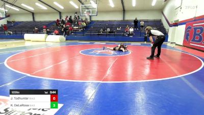 120 lbs 3rd Place - Jordyn Todhunter, Broken Arrow Girls vs Kristen DeLaRosa, Broken Arrow Girls