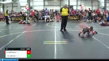 47 lbs Cons. Round 3 - Grayson LaGrow, Reed City Youth Wrestling Club vs Henry Hoffmann, Purler Wrestling Acadmey