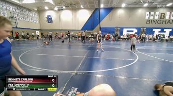 85 lbs Round 2 - Bennett Carlson, Champions Wrestling Club vs Peyton Martin, Carbon Middle School