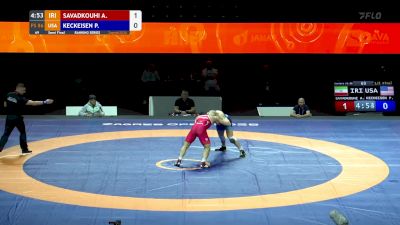 86 kg Semifinal - Parker Keckeisen, USA vs Ali Savadkouhi, IRI