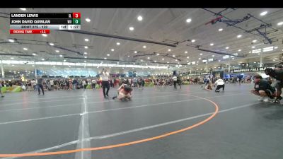 132 lbs Champ. Round 2 - John David Quinlan, Wrestling University vs Landen Lewis, Unattached