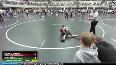 70 lbs Champ. Round 2 - Lucas Clemment, Oregon Youth Wrestling Club vs Elias Inniss, Team Nazar Training Center