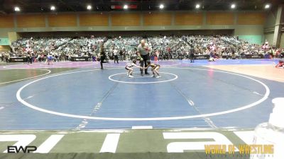47 lbs Round Of 16 - Hazel Cardenas, Outlaws Wrestling Club vs Mattie Wakefield, Elko Wrestling Club