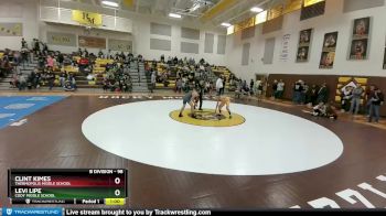 98 lbs Semifinal - Clint Kimes, Thermopolis Middle School vs Levi Lipe, Cody Middle School