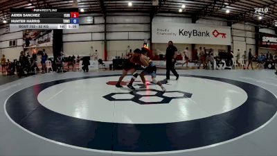 82 kg Cons. Round 2 - Aiden Sanchez, Florida vs Hunter Harris, Tiger Den Wrestling Club