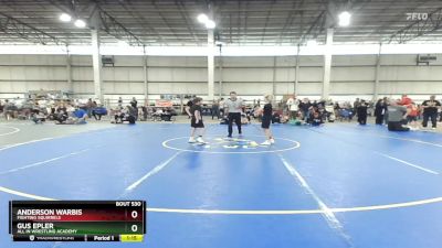 70-75 B Round 2 - Gus Epler, All In Wrestling Academy vs Anderson Warbis, Fighting Squirrels