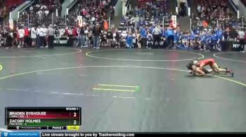 54 lbs Round 1 (4 Team) - Braden Dykhouse, Lowell Red vs Zacoby Holmes, Pine River