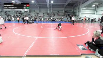 75 lbs Rr Rnd 3 - Ryan Bassiri, Mat Warriors Red vs Lucas Thompson, Broad Axe White