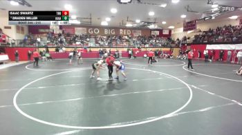 215 lbs Cons. Round 2 - Draden Miller, Kuna vs Isaac Swartz, Timberline High School