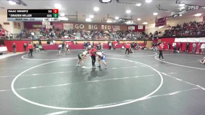 215 lbs Cons. Round 2 - Draden Miller, Kuna vs Isaac Swartz, Timberline High School