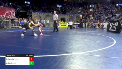 60 lbs Round Of 16 - Christian Kessler, Garnet Valley vs Lucas Gush, Belle Vernon