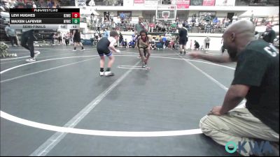 55-58 lbs Semifinal - Levi Hughes, D3 Wrestling Cluib vs Maxen LaFever, Newcastle Youth Wrestling