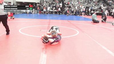 96-I lbs Consi Of 16 #2 - Jayden Clement, Orchard South WC vs Mason Buenten, Islip
