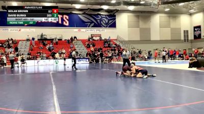 141 lbs 3rd Place Match - Nolan Brown, Alvernia University vs David Burks, Shenandoah University