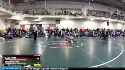 63 lbs Quarterfinal - Tyler Frepan, Contenders Wrestling Academy vs Gage Yates, Contenders Wrestling Academy