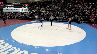 3A 113 lbs Quarterfinal - Kayden Smith, Carbon vs Decker Ford, Juab