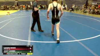 140 lbs Champ. Round 1 - Cayden Neisen, Staples vs Hyatt Hansen, WML (Windom/Mountain Lake)