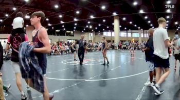 110 lbs Champ. Round 1 - Asher Copeland, Springdale Youth Wrestling Clu vs Matthew Thompson, Team Clay