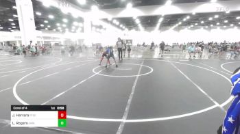 81 lbs Consi Of 4 - Joziah Herrera, Steel City Reloaded vs Lilyana Rogers, Carlsbad Combat WC