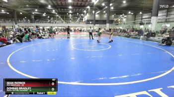 157 lbs Round 2 (4 Team) - Sean Patrick, FCA WRESTLING vs Dominiq Bradley, HEAVY HITTING HAMMERS