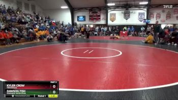 165 lbs 3rd Place Match - Kyler Crow, Mediapolis vs Dawson Fish, Dubuque Hempstead