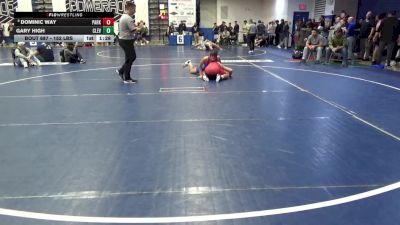 152 lbs R-16 - Dominic Way, Parkersburg-WV vs Gary High, Cleveland-TN