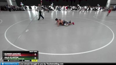 120 lbs Cons. Round 1 - Miles Blanton, St. Pius X High School Wrestling vs Gunner Sanchez, Team Idaho Wrestling Club