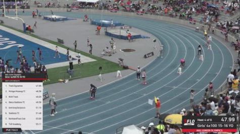 2026 AAU Junior Olympic Games - Youth Girls' 4x100m Relay, Semi-Finals 5 - Age 15-16