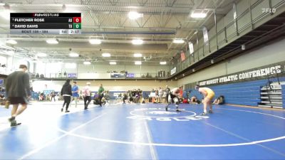 184 lbs Semifinal - Fletcher Rose, Ashland vs David Davis, Tiffin