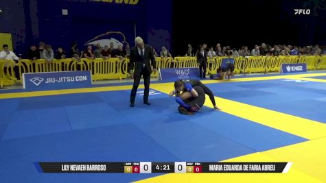 Maria Eduarda De Faria Abreu vs Lily Nevaeh Barroso 2025 Pan IBJJF Jiu-Jitsu No-Gi Championship